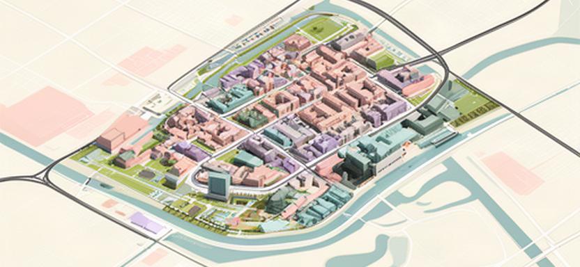 Kaartbeeld van de omgeving rond Laan van Hoornwijck in Den Haag